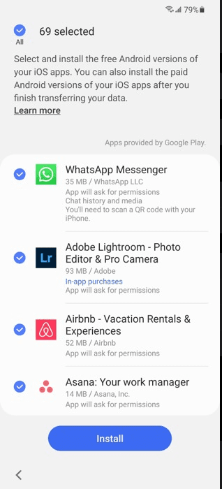 Installation de Whatsapp sur Android