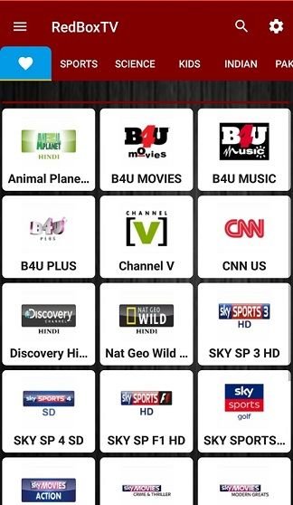 TV RedBox |  Le monde dans votre poche |  Redbox, Channel v, application de diffusion en direct
