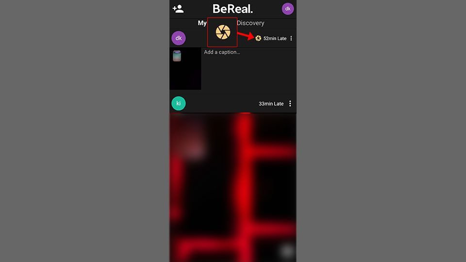 Comment voir qui a fait une capture d'écran de votre BeReal (Android)