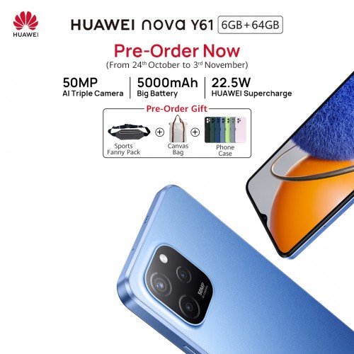 Affiche Huawei nova Y61