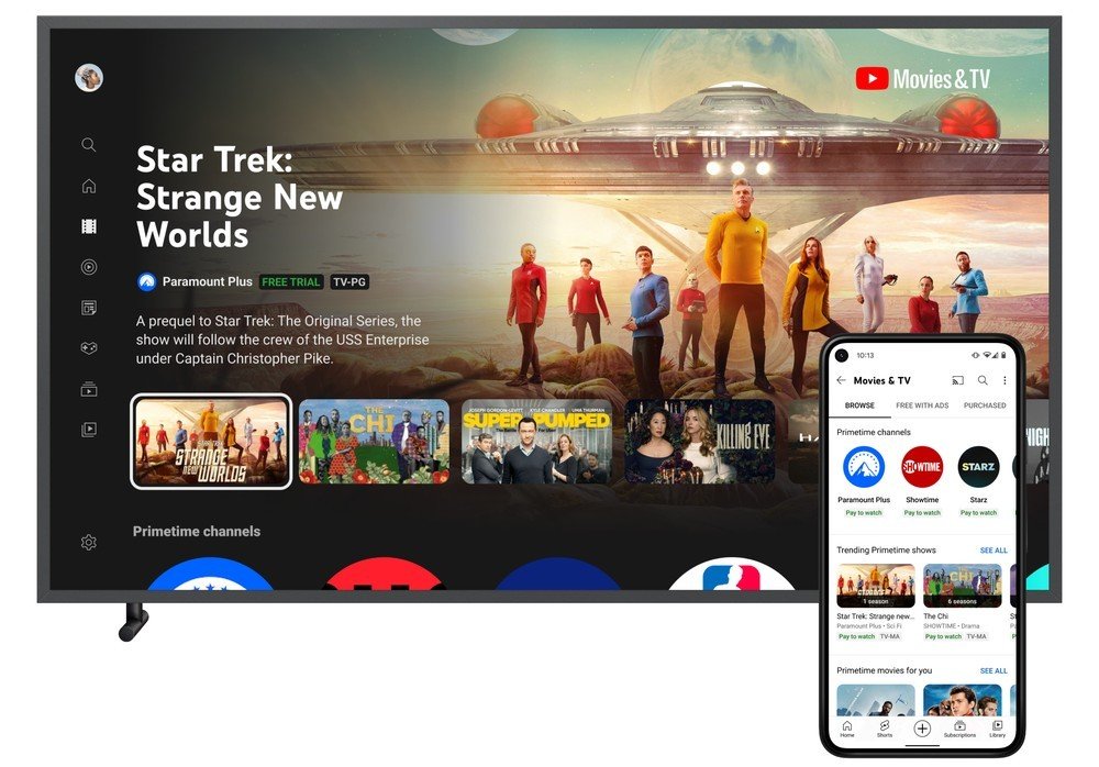 YouTube présente les chaînes Primetime : un hub central pour plus de 30 services de streaming