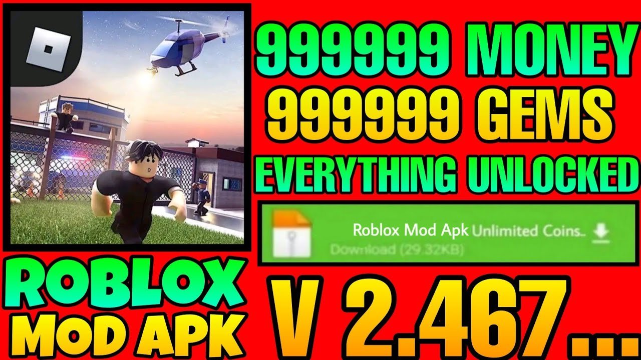 How to Download Roblox Unlimited Robux Mod APK latest v2.529.368 for