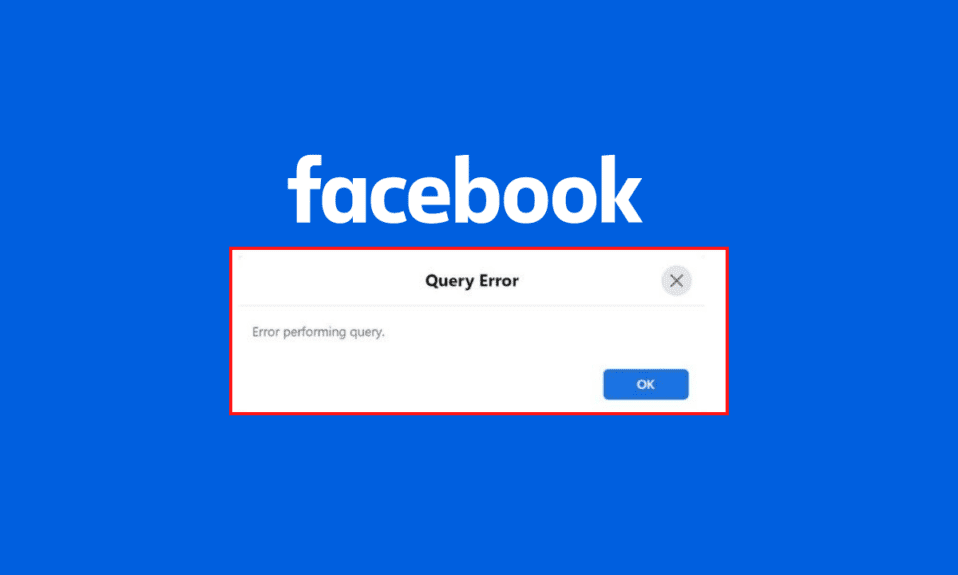 10 Ways to Fix Error Performing Query on Facebook