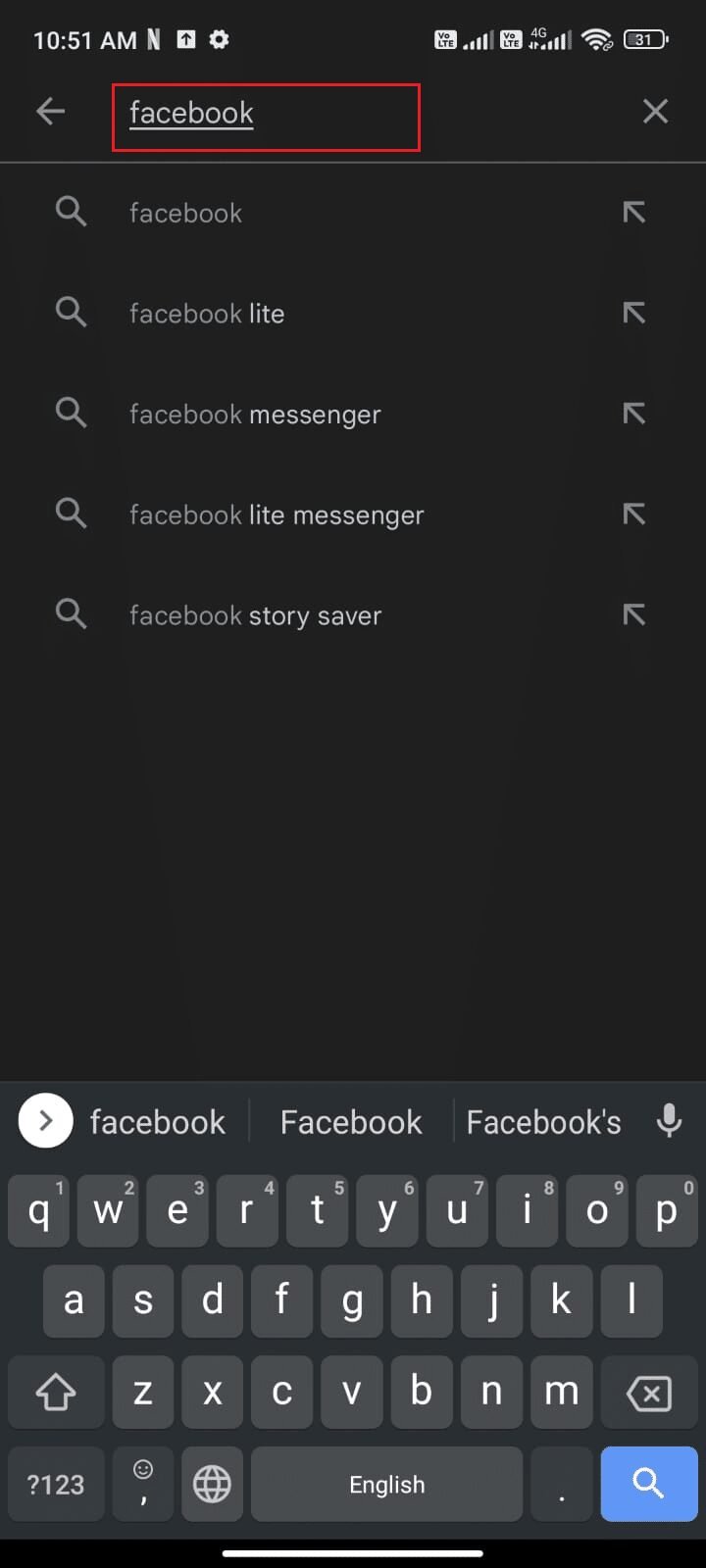 Go to Play Store and search Facebook. 10 Ways to Fix Error Performing Query on Facebook