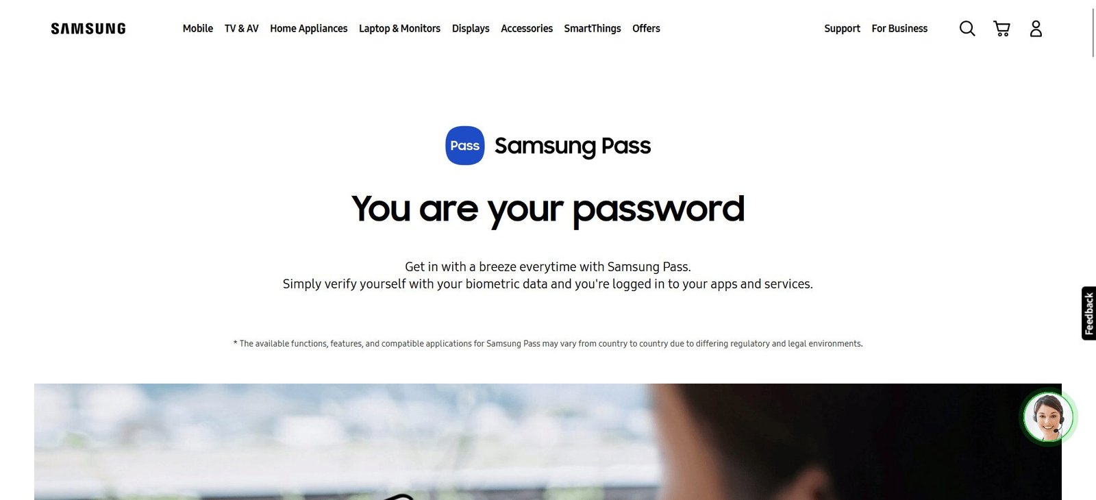 Site Web Samsung Pass