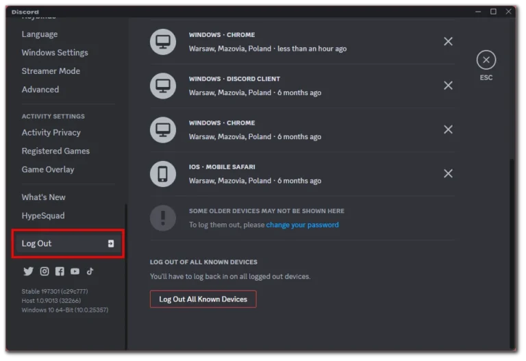 Comment Se Déconnecter de Discord sur Tous les Appareils : Guide Complet 2025